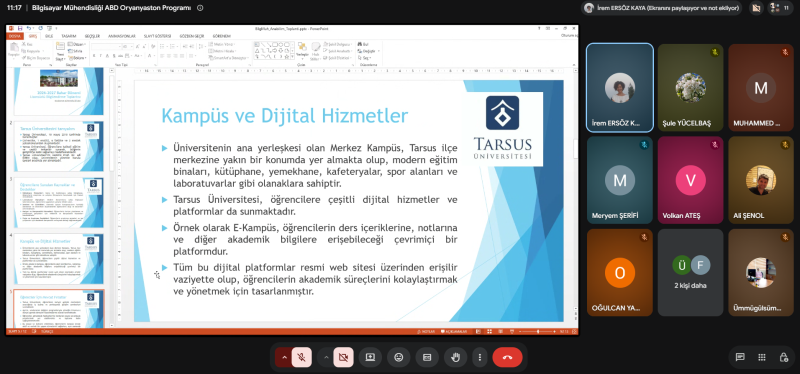 Yüksek Lisans Öğrencilerine Yönelik Oryantasyon Toplantısı Gerçekleştirildi